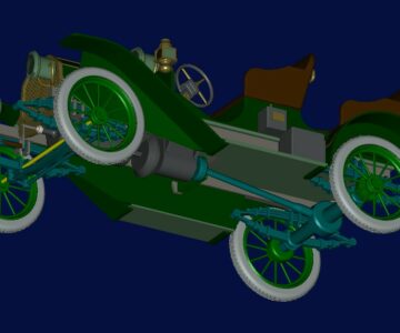3D модель 3D-модель автомобиля international-harwester-1910