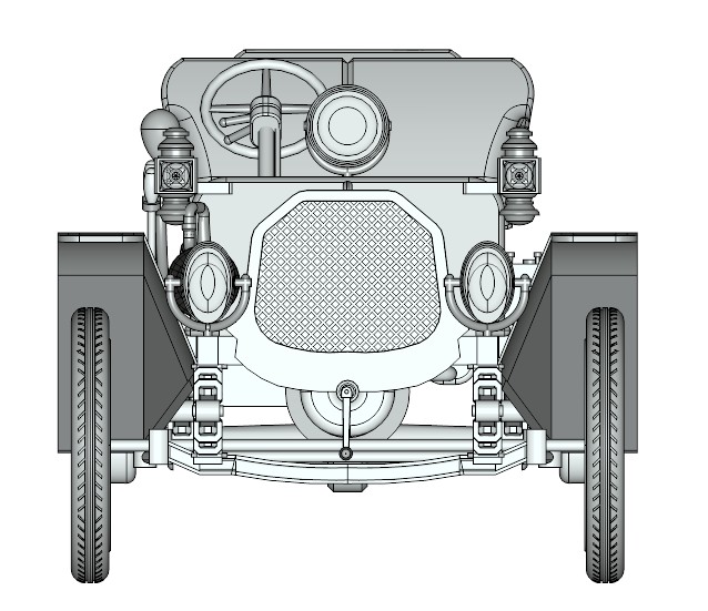 3D модель 3D-модель автомобиля international-harwester-1910