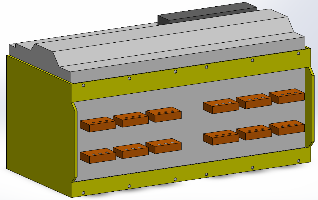 3D модель Трёхфазный автоматический воздушный выключатель EATON