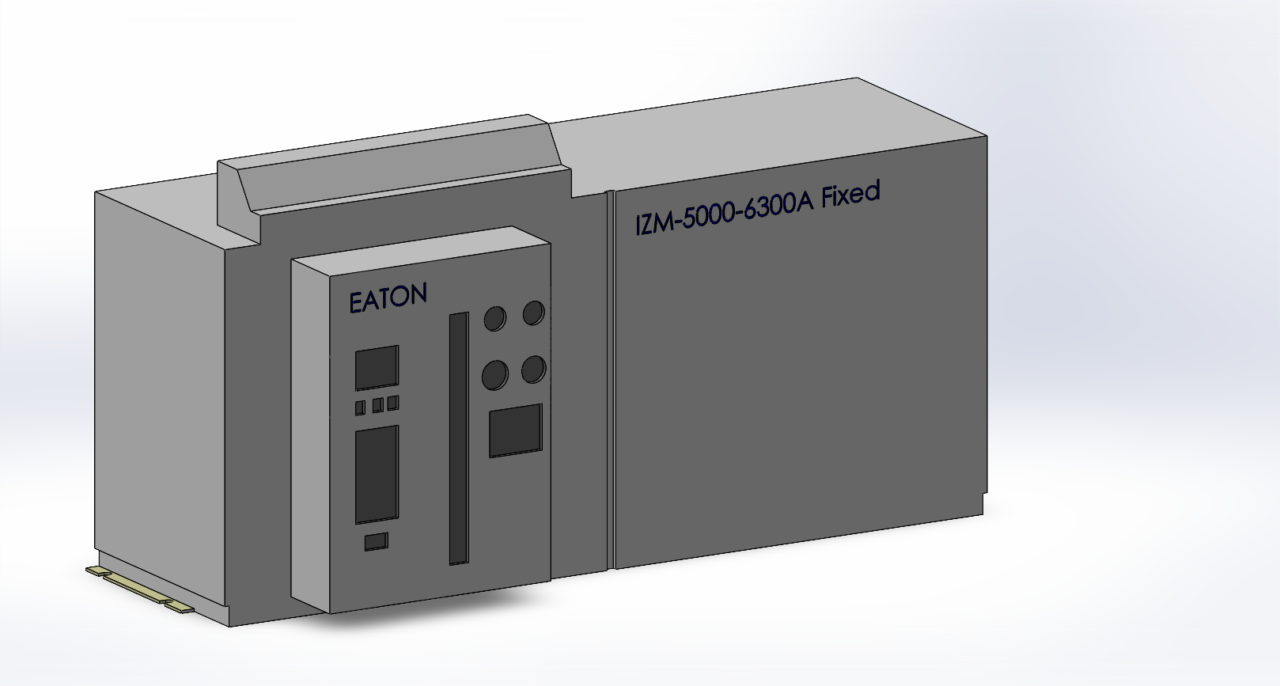 3D модель Воздушный автоматический выключатель Eaton Moeller серии IZM