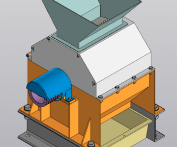 3D модель ММД Молотковая мельница-дробилка