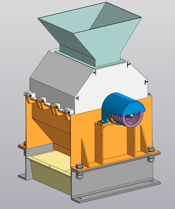 3D модель ММД Молотковая мельница-дробилка
