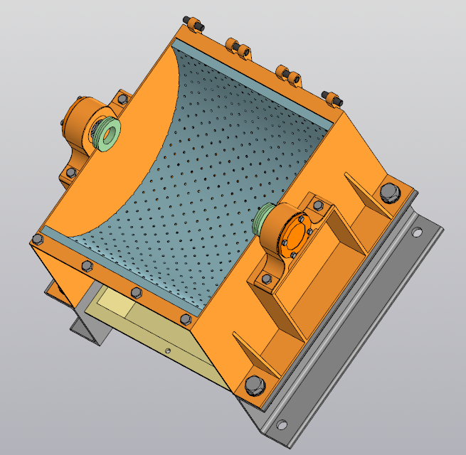 3D модель ММД Молотковая мельница-дробилка