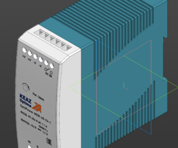3D модель Блок питания MDR 40-24