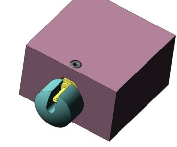 Чертеж Кондуктор для сверления отв.ф1,6 мм