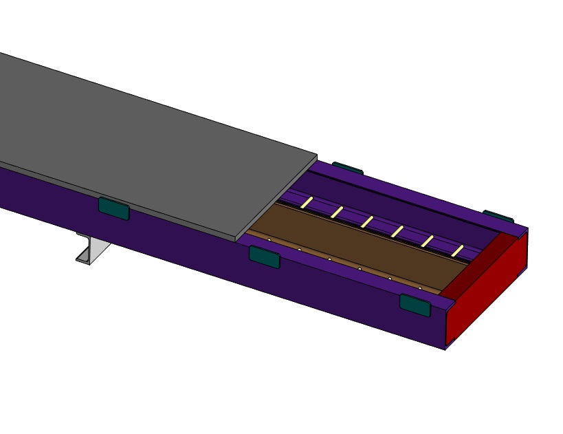 3D модель Кабельный лоток 6700х500х260