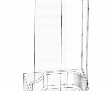 3D модель Кабина душевая 900x900x2150