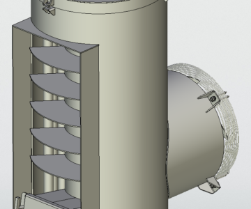 3D модель Калорифер воздушный на отработанном масле (30 кВт)