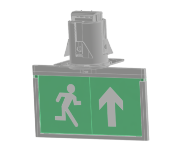 3D модель Автономный блок аварийного/эвакуационного освещения Kaufel 100 110K R