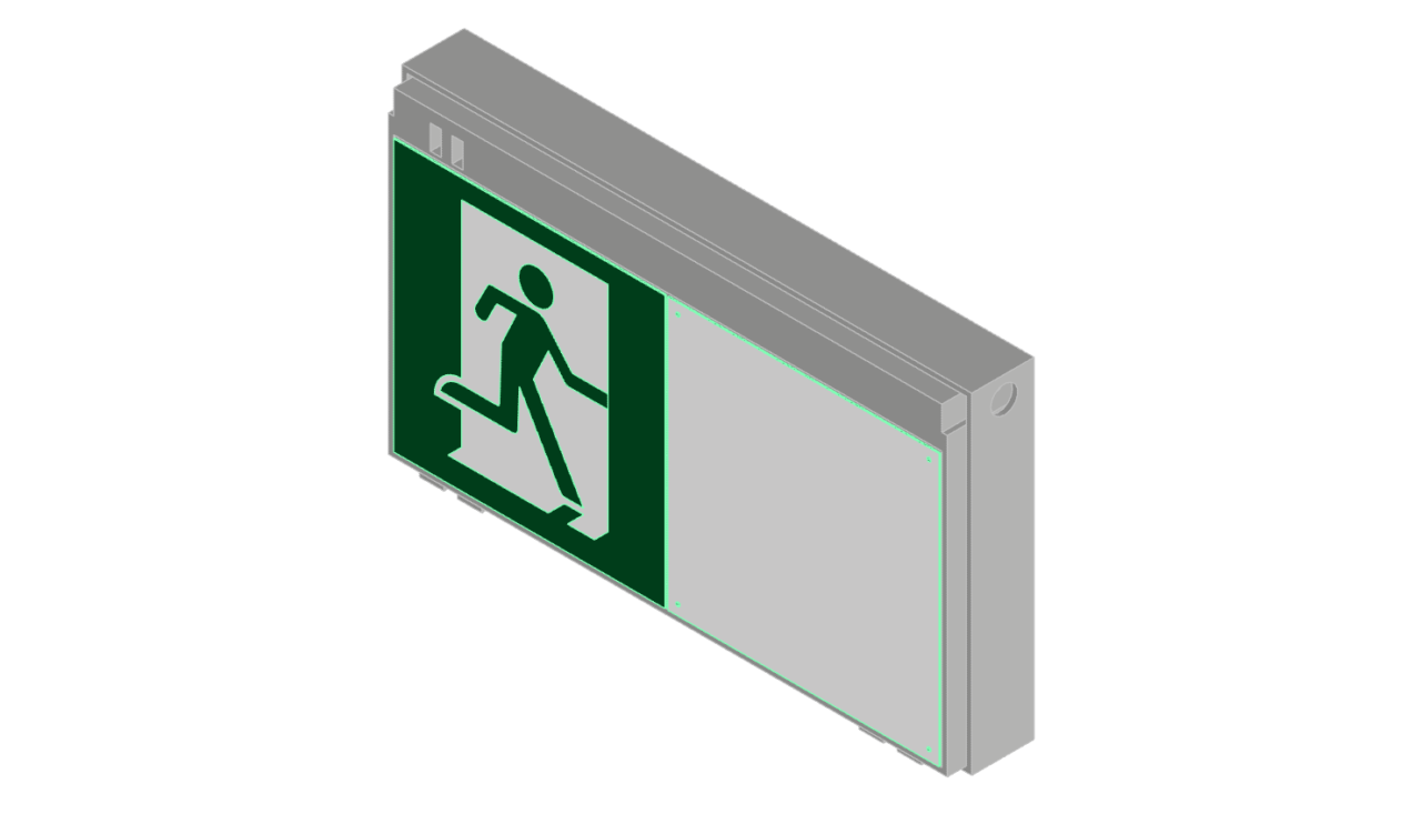 3D модель Аварийный LED-светильник Kaufel 226 501 R