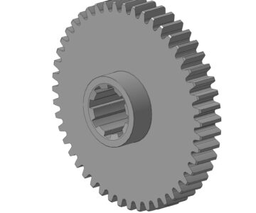 3D модель Шестерня для станка 16А20 d-32 мм