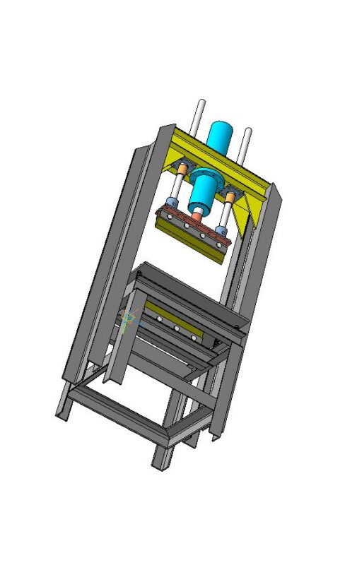 3D модель Колун гидравлический для бетонного камня, блока, плитки