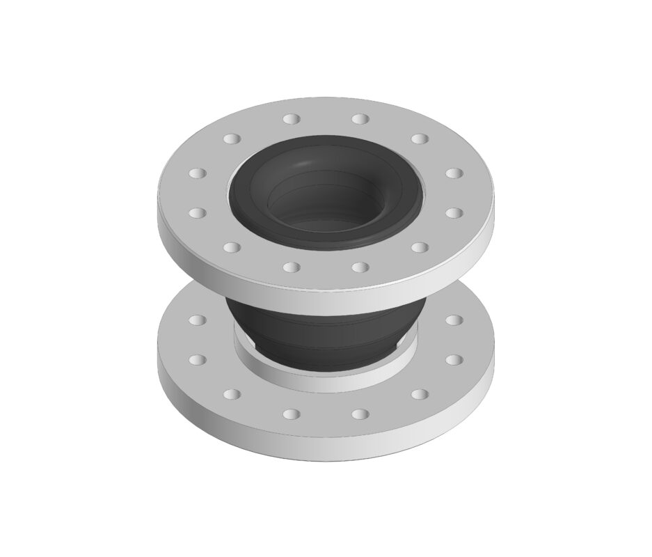 3D модель Компенсатор резиновый фланцевый КР ARM Ф