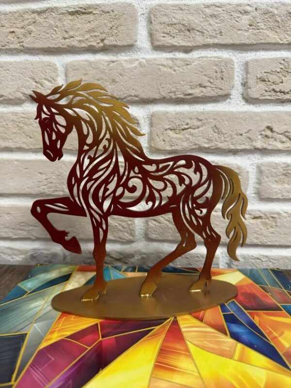 Чертеж Конь статуэтка (лазерный рез)