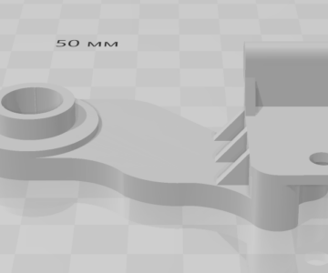 3D модель Крепление фары Subaru Impreza 1996 г.в.