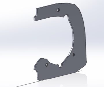 3D модель Крепление мотора qs138