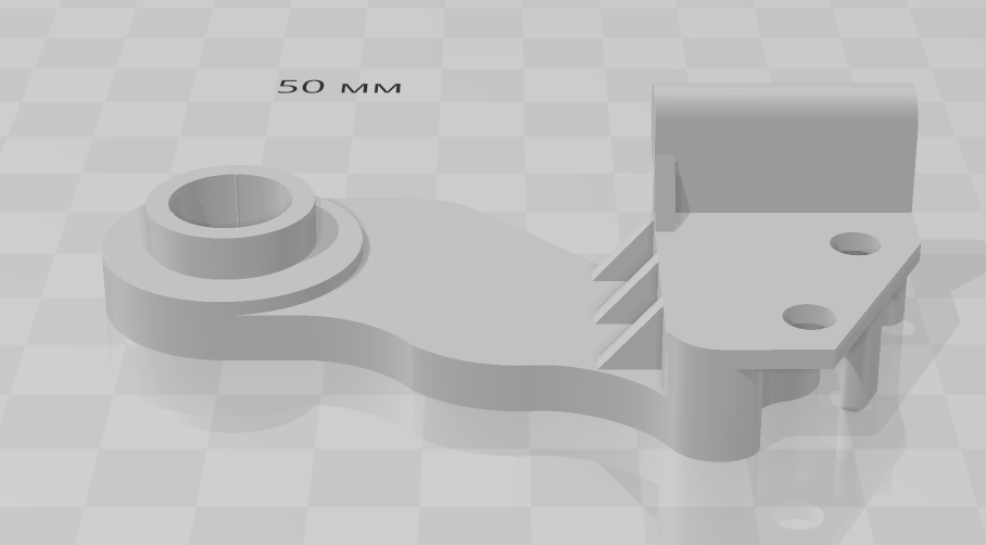 3D модель Крепление фары Subaru Impreza 1996 г.в.