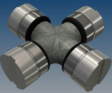 3D модель Крестовина 130-2201025