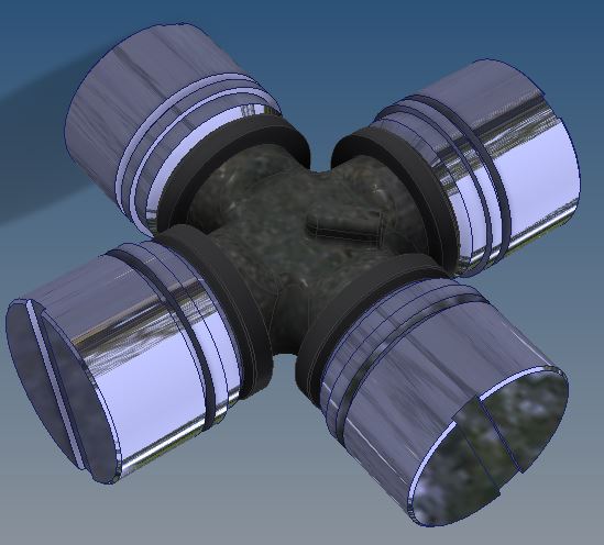 3D модель Крестовина кардана 3102-2201025