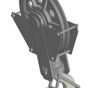 3D модель Крюковая подвеска 1-3.2-336 по ОСТ 24.191.08-81
