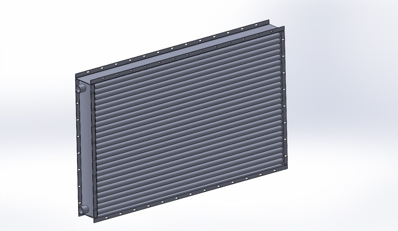 3D модель Калорифер КСК4-11