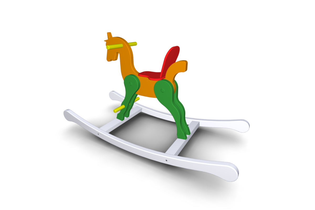 3D модель Модель лошадки детской