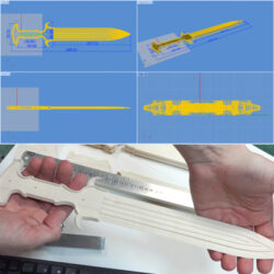 3D модель Новогодняя ёлка 3д модель и вектор
