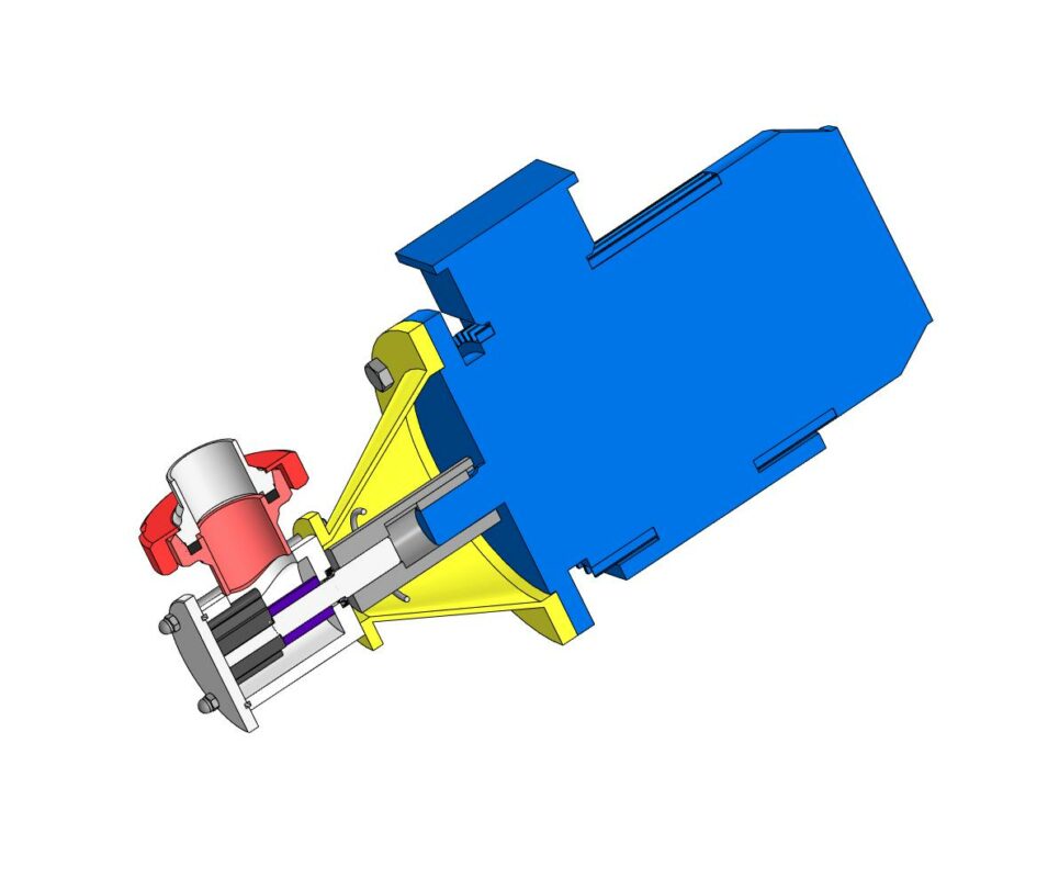 3D модель Импеллерный насос RF производительностью около 24 м3/ч