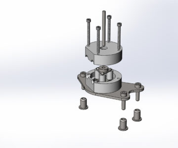 3D модель Насос перистальтический для подачи масла в печку