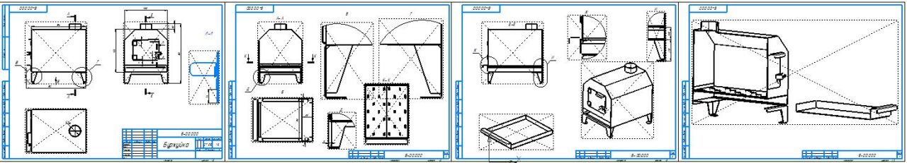 3D модель Буржуйка (3d модель, чертежи)