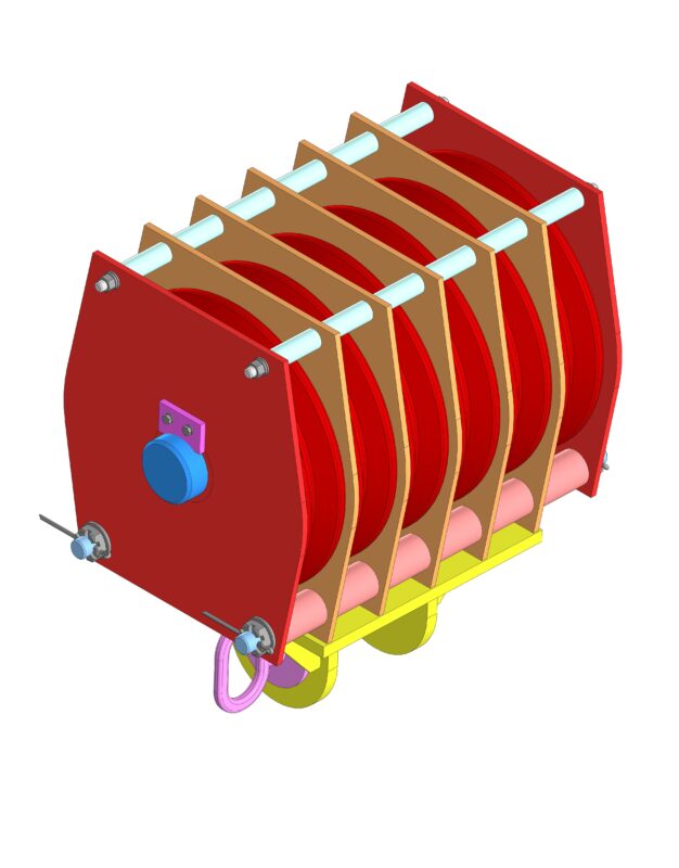 3D модель Обойма полиспастная П2220