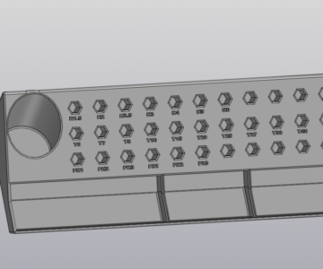3D модель Органайзер для бит