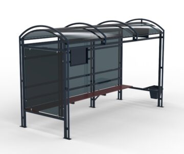 3D модель Остановка для гражданского транспорта 4000х1600х2500