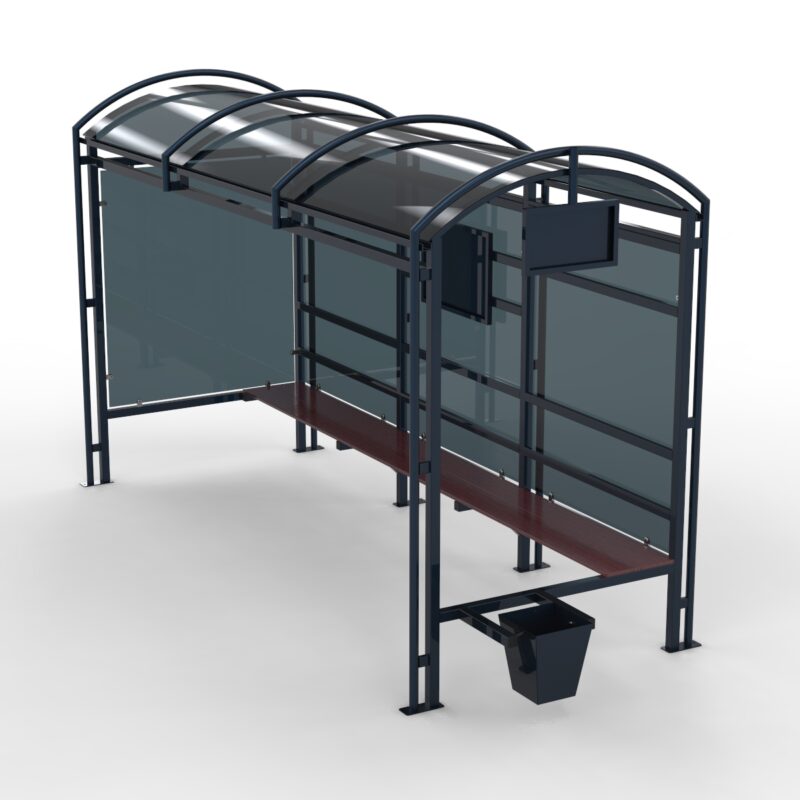 3D модель Остановка для гражданского транспорта 4000х1600х2500