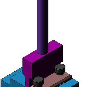 3D модель Приспособление для гибки контакта