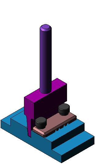 3D модель Приспособление для гибки контакта