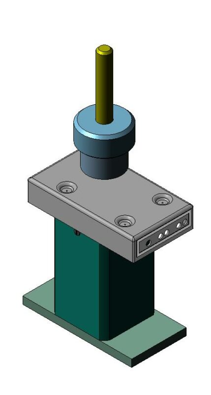 3D модель Приспособление для выдавливания углубления