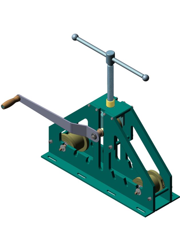 3D модель Профилегиб трубы прямоугольного и квадратного сечения до 50 мм