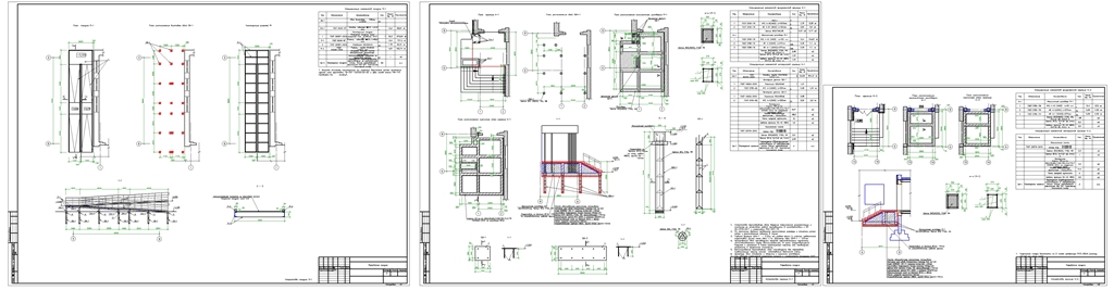 Чертеж Пандус для нежилого здания и входная группа