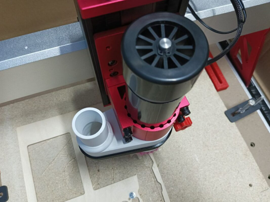 3D модель Пылеуловителя для станка с ЧПУ со шпинделем 500вт