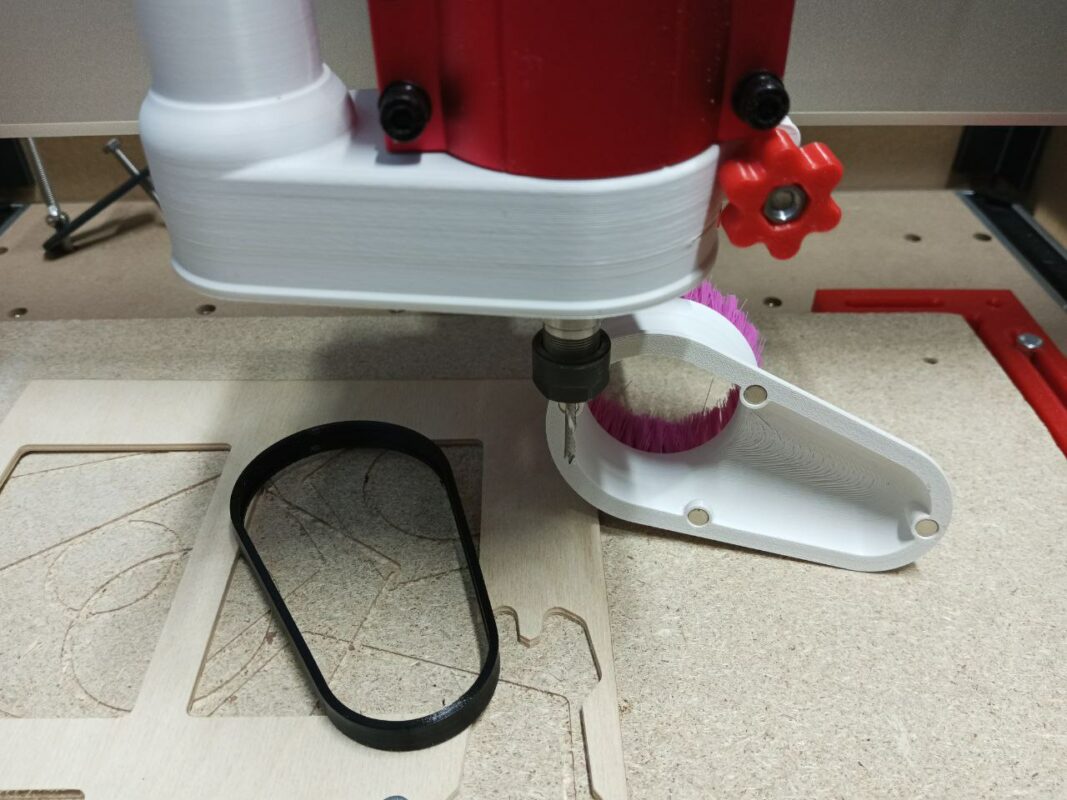 3D модель Пылеуловителя для станка с ЧПУ со шпинделем 500вт