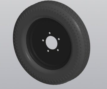 3D модель Колесо для мотоблока D460
