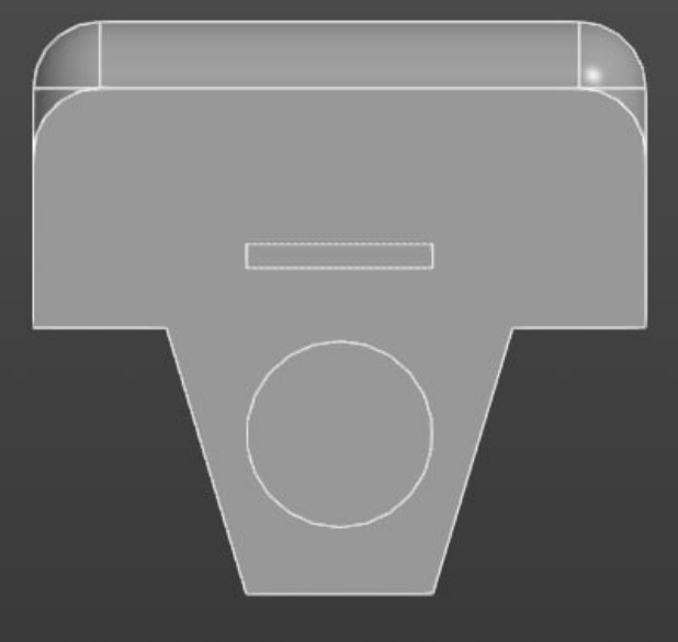 Чертеж Подножка мопеда