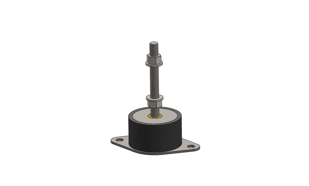 3D модель Виброопоры промышленные (6 штук)