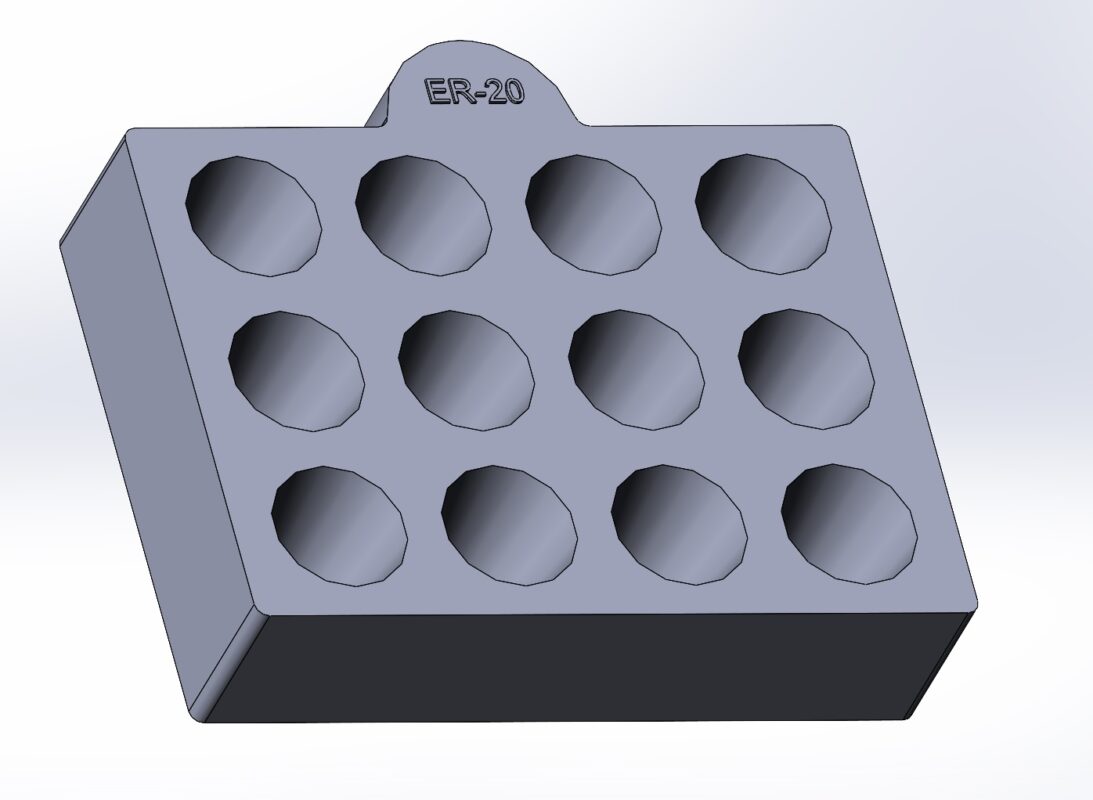 3D модель Подставка под цанги