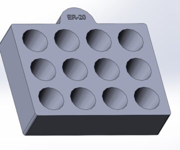 3D модель Подставка под цанги