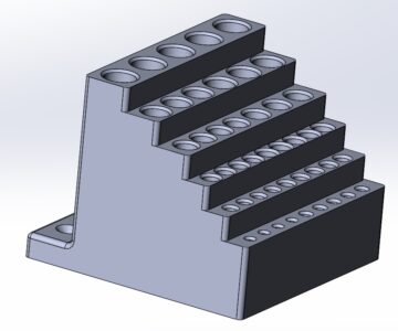 Чертеж Подставка под сверла