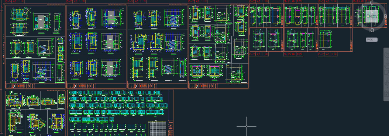 Чертеж Проект комплексной застройки автопарка Тяньтунчжуан