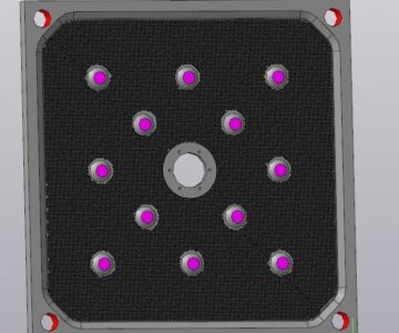 3D модель Камерная фильтровальная плита (Metso)