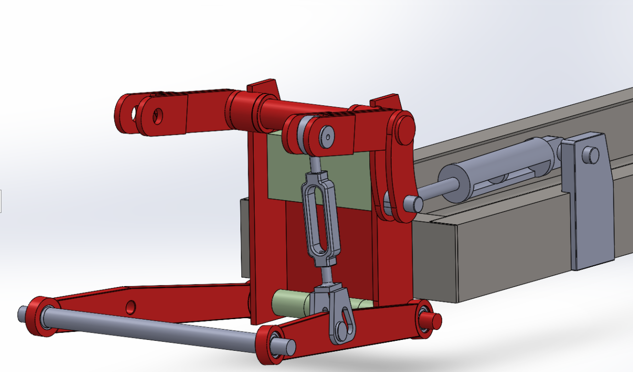 3D модель Задняя навеска трактора